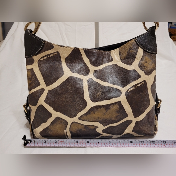 Dooney and Bourke Giraffe Print Shoulder Bag - Picture 3 of 16